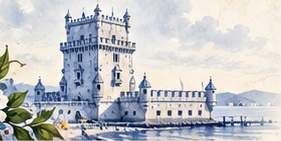 Illustration of Belém Tower